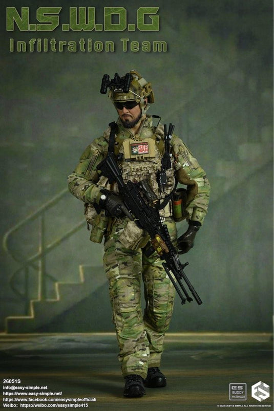 NSWDG Infiltration Team Ver. S - MK48MOD1 LMG Set