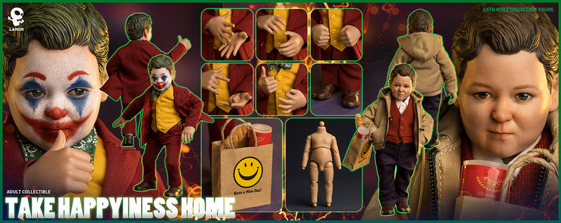 Load image into Gallery viewer, Child Joker - Child Sized Clown Head Sculpt
