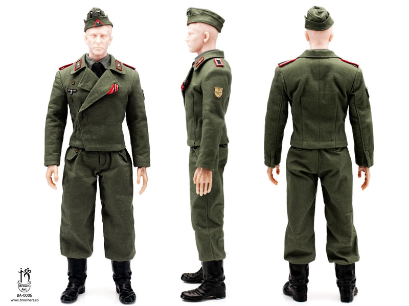 Load image into Gallery viewer, WWII - German Anti-Tank - Male Base Body w/Unpainted Head Sculpt
