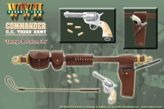 WWII - General George S. Patton - Colt .45 Revolver w/Holster