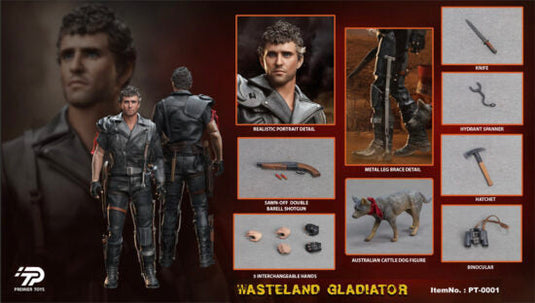 Wasteland Gladiator - Male Head Sculpt