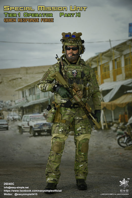SMU Quick Response Force - Multicam Helmet w/GPNVG Set