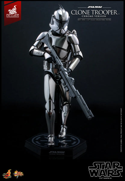 Star Wars - Clone Trooper Chrome Version - MINT IN BOX – BlackOpsToys