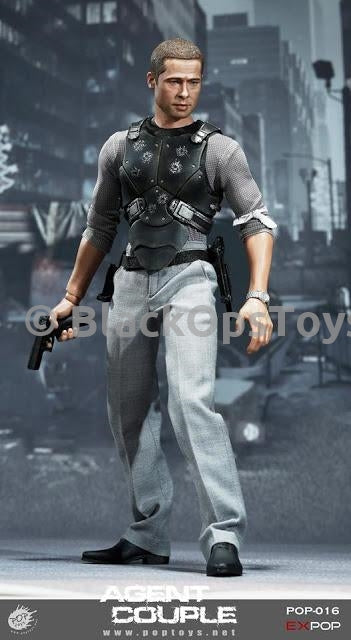 Load image into Gallery viewer, Agent John Smith Black Dress Shoes (Peg Type)

