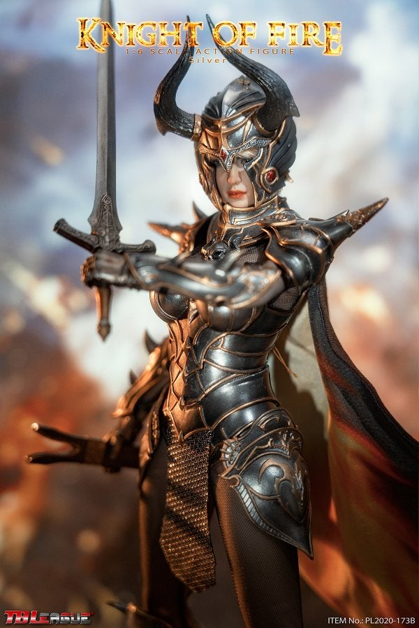 Load image into Gallery viewer, Knight Of Fire - Silver Ver - Silver Like Waist Armor
