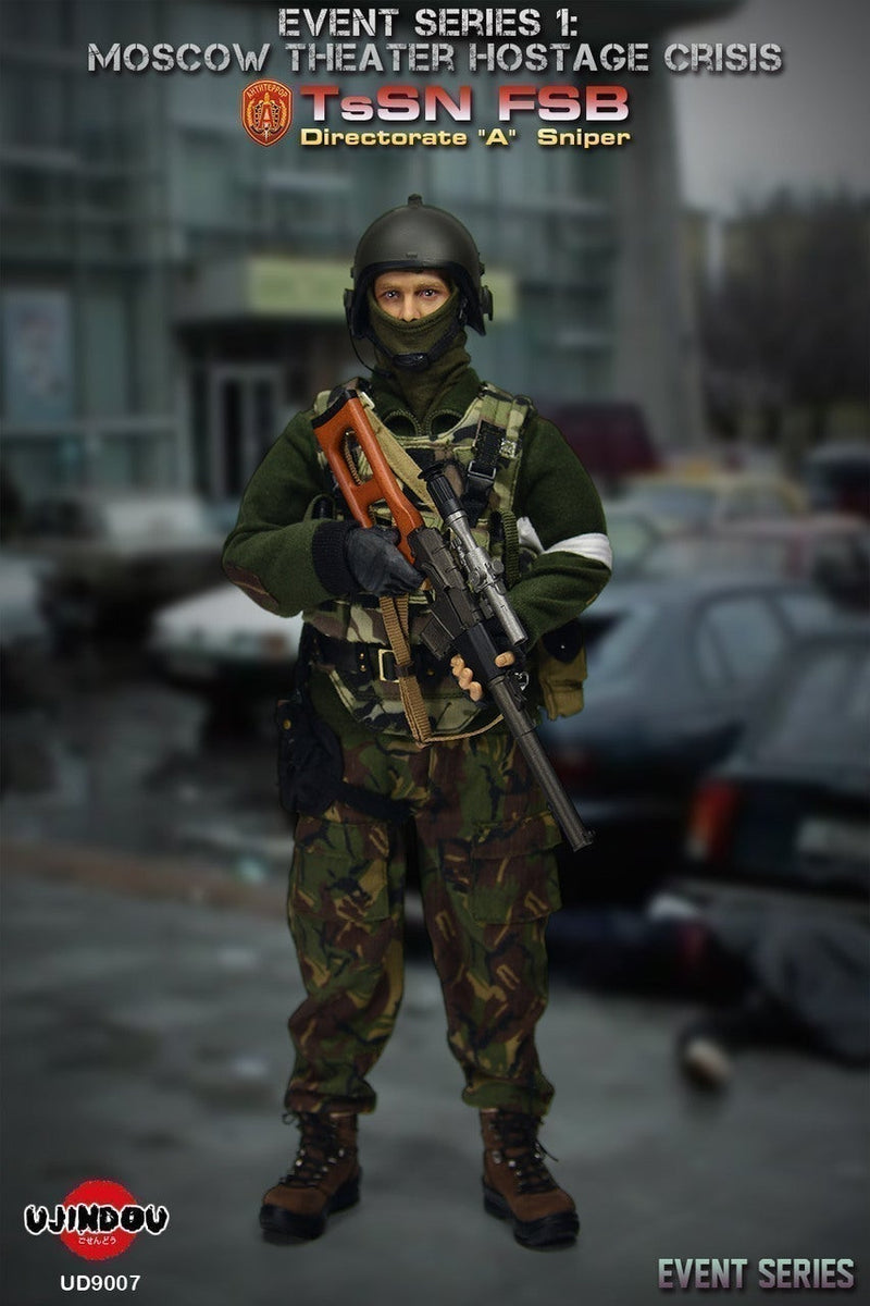 Load image into Gallery viewer, Russian Moscow TsSN FSB - Green Helmet w/Visor &amp; Radio
