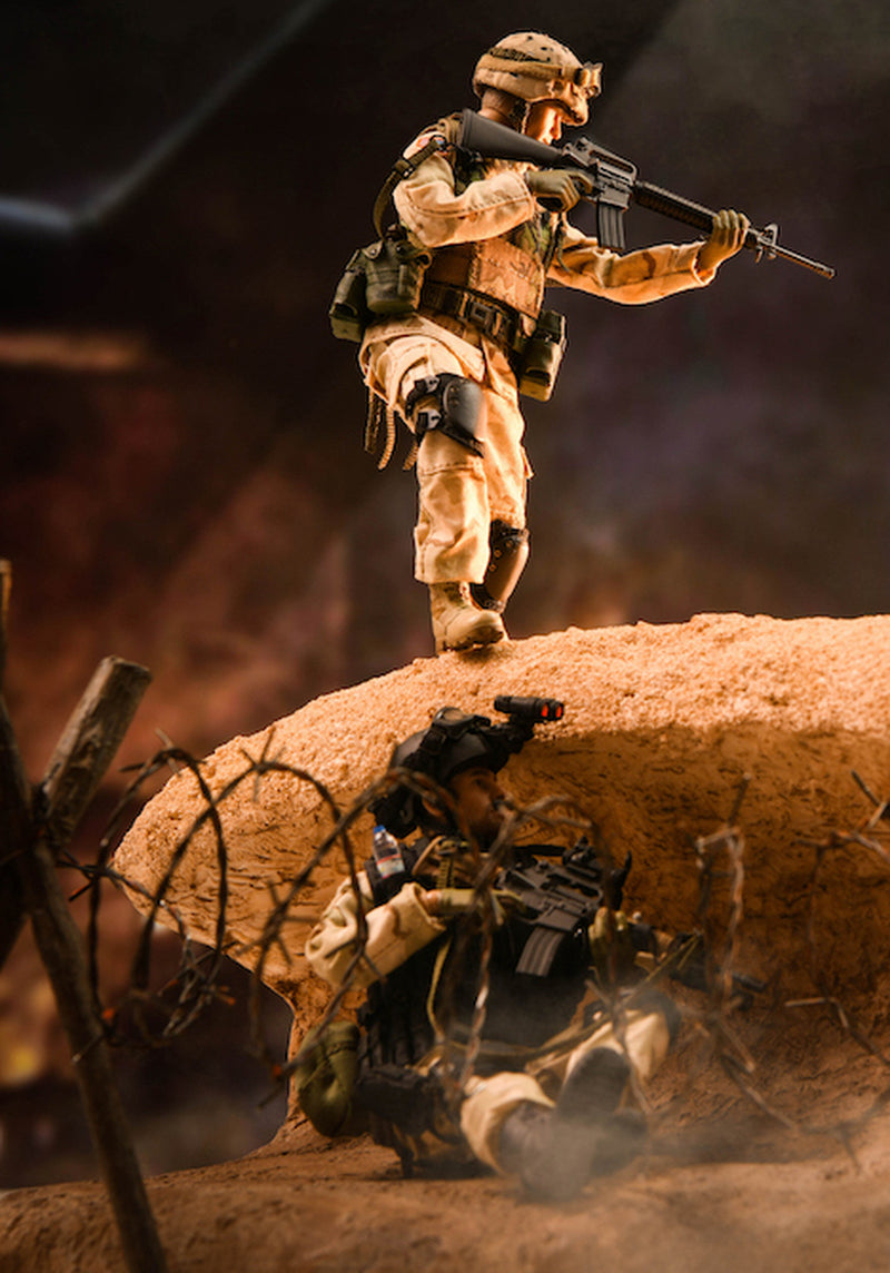 Load image into Gallery viewer, 1/12 - Normandy Landings Diorama Base Figure Stand - MINT IN BOX
