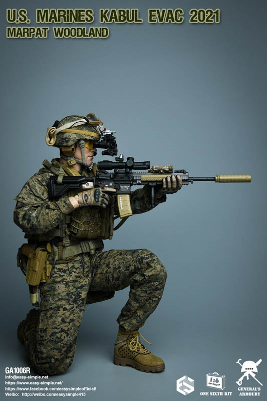 US Marines Kabul Evac 2021 - Male Head Sculpt