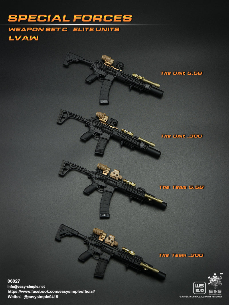 Load image into Gallery viewer, Special Forces LVAW - Gold Like PEQ &amp; Tac Light
