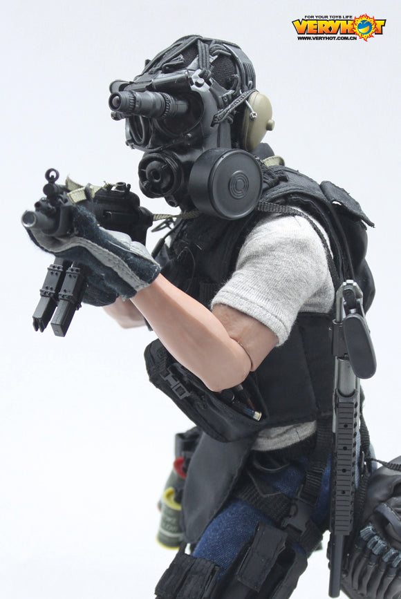 Load image into Gallery viewer, SDU 2.0 - Breacher - Black Skull Crusher w/NVG
