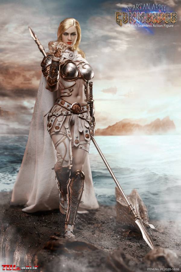 Load image into Gallery viewer, Silver Spartan Army Commander - White Leather Like Belt
