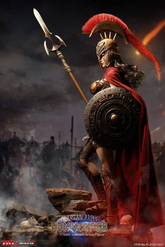 Golden Spartan Army Commander - Right Leg Armor