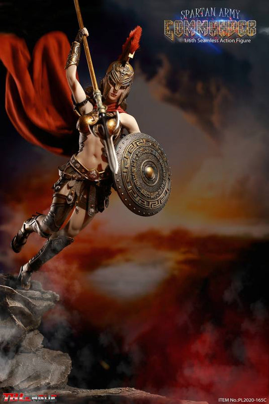 Golden Spartan Army Commander - Right Leg Armor