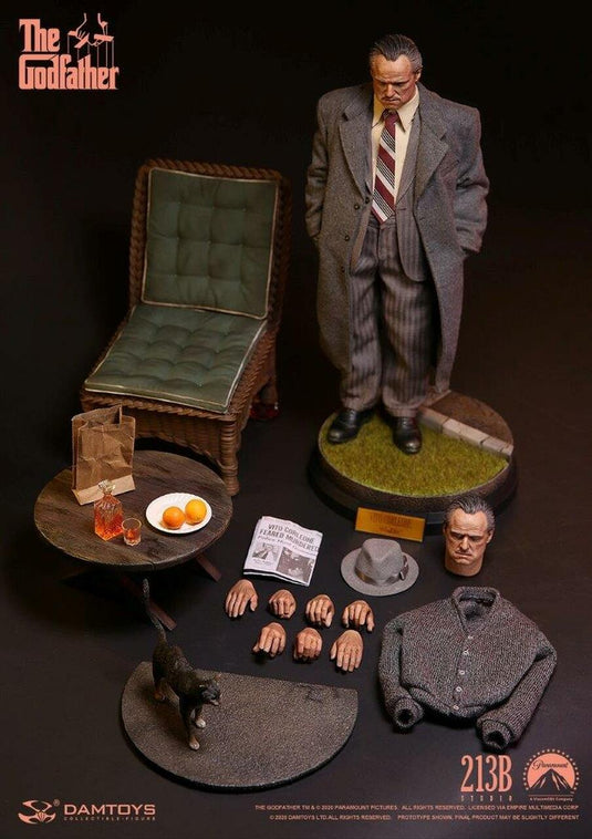 The Godfather - Male Head Sculpt w/Closed Eyes