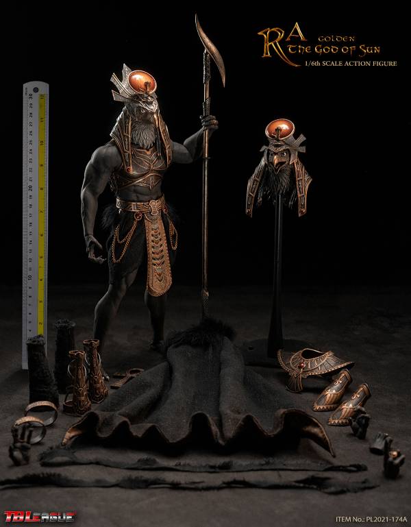 Load image into Gallery viewer, Ra God of Sun - Golden - Scepter
