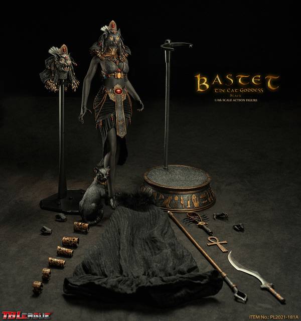 Load image into Gallery viewer, Bastet The Cat Ancient Egyptian Goddess Black Ver. - MINT IN BOX
