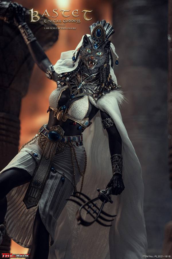 Load image into Gallery viewer, Bastet The Cat - White Ver. - Cat Expression Head Sculpt
