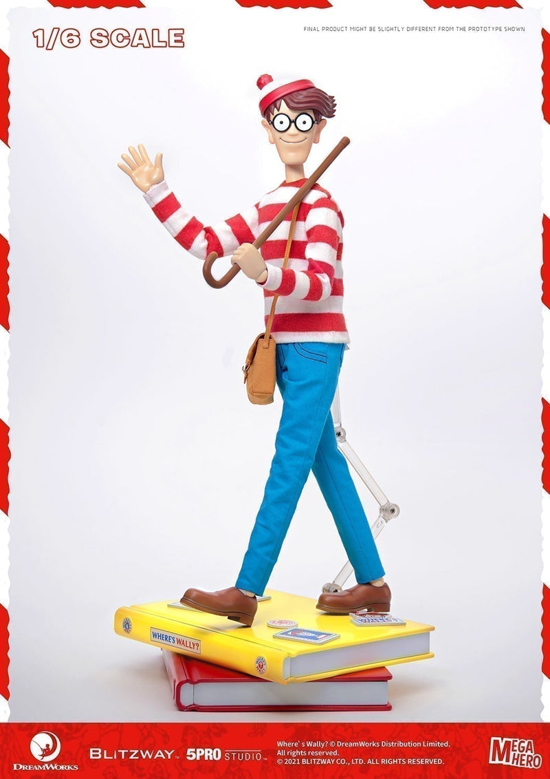 Load image into Gallery viewer, Where&#39;s Wally - Rotating Base Figure Stand w/Accessory Set
