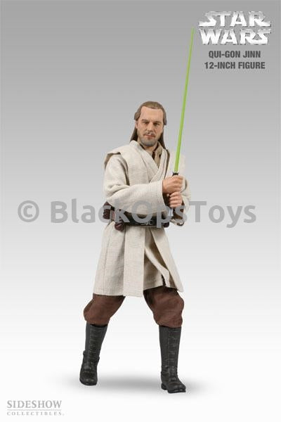 Load image into Gallery viewer, Star Wars Jedi Knight Qui Gon Jinn Lightsaber Belt Set
