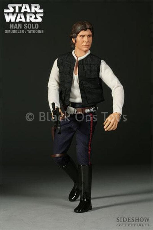 Star Wars - Han Solo - Blaster Pistol w/Leather Like Belt Holster