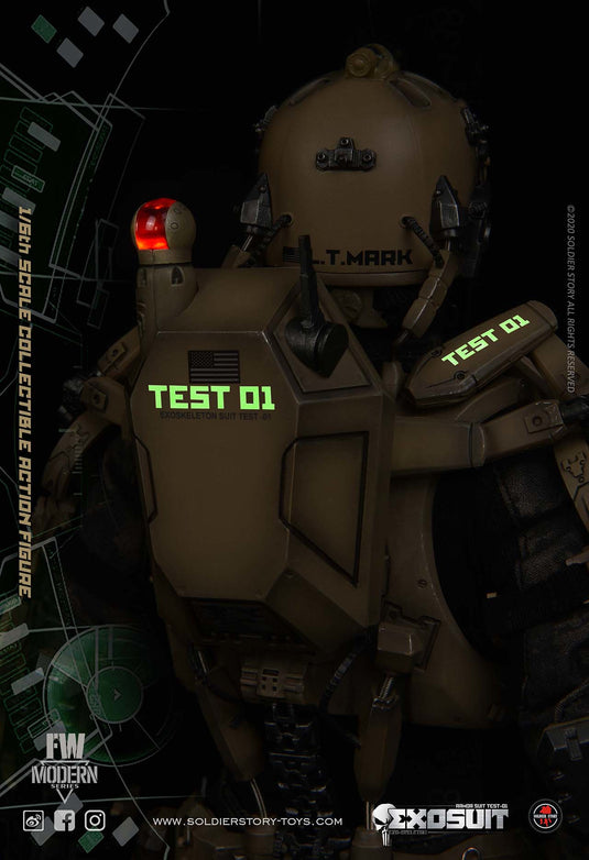 Exo Suit "Test-1" - Light Up Full Exo Robotic Suit