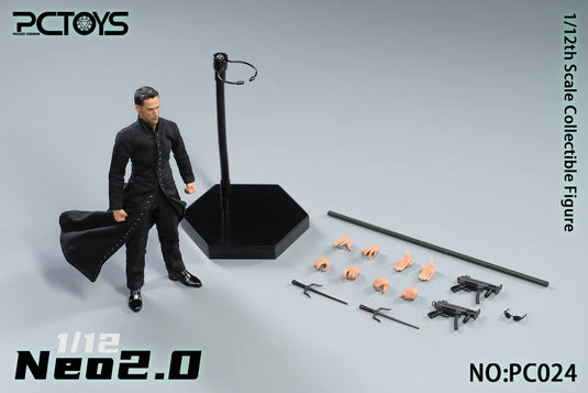 1/12 - The Matrix - Neo - Male Body w/Trench Coat, Boots & Hands