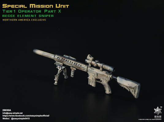 US SMU Tier 1 Op. Part X - RECCE Element Sniper - NA Exclusive - MINT IN BOX