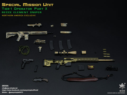US SMU Tier 1 Op. Part X - RECCE Element Sniper - NA Exclusive - MINT IN BOX