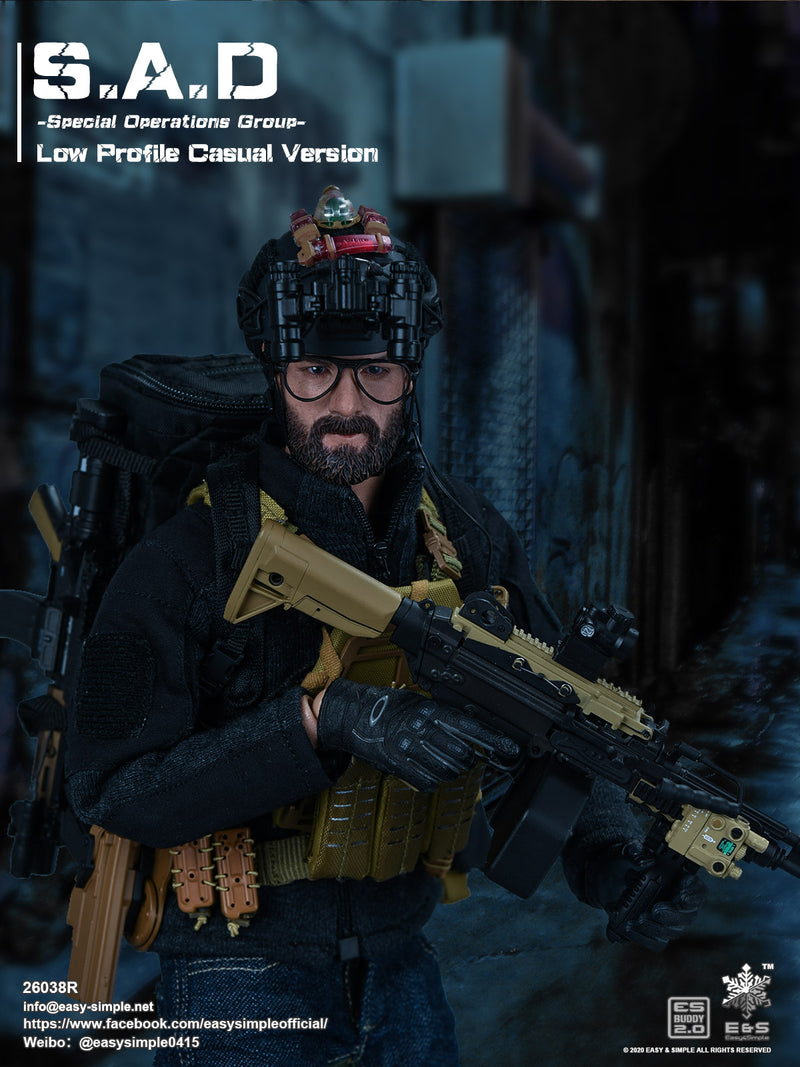 Load image into Gallery viewer, S.A.D. Low Profile - Tan PEQ &amp; Black Foregrip

