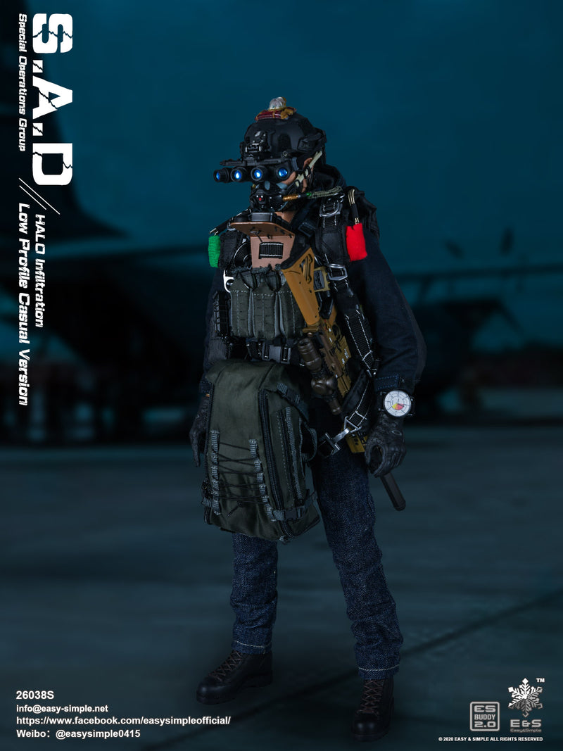 Load image into Gallery viewer, SAD HALO Infiltration - Black Combat Boots (Peg Type)
