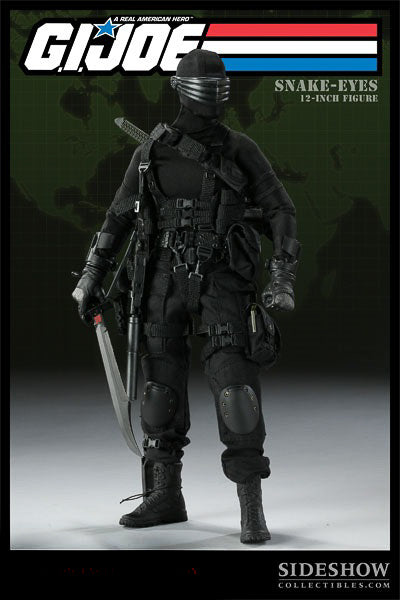 GI JOE - Snake Eyes - Black Knife w/Sheath