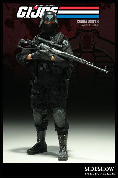 Load image into Gallery viewer, GI JOE - Cobra Sniper - Dragunov Sniper Rifle w/Folding Stock
