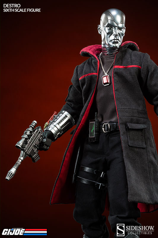 Load image into Gallery viewer, GI JOE - Destro - Black &amp; Grey Padded Pants

