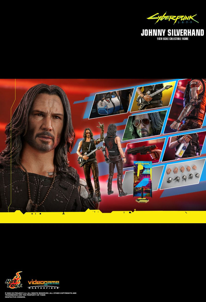 Load image into Gallery viewer, Cyberpunk 2077 - Johnny Silverhand - Male Base Body w/Robotic Arm &amp; Hands
