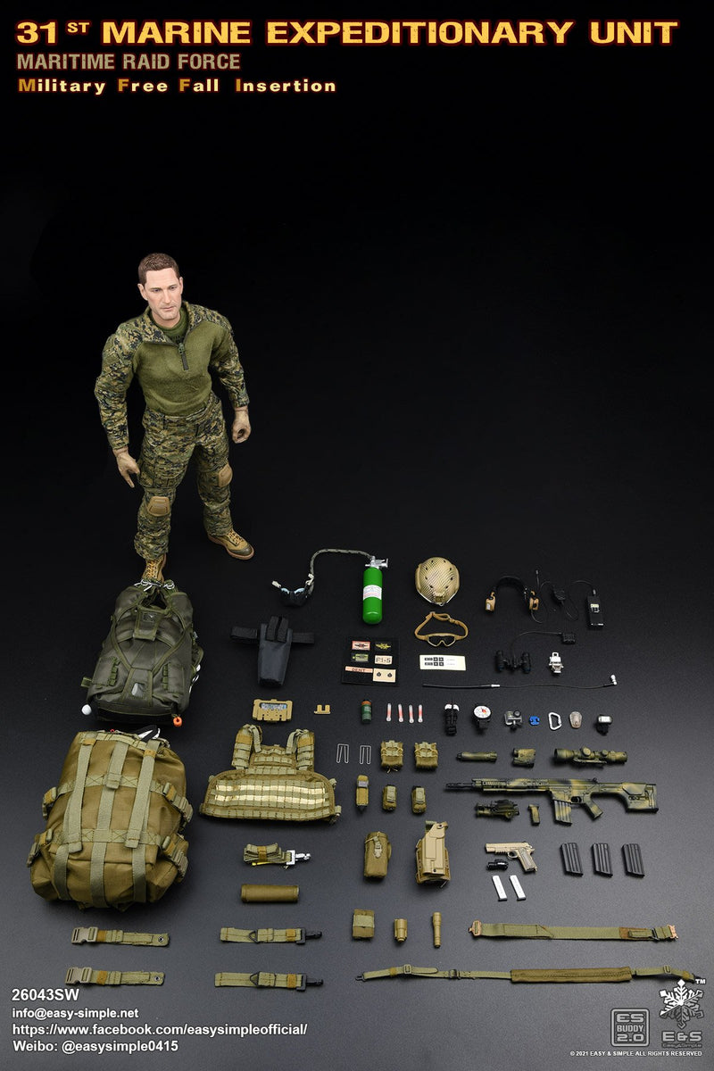 Load image into Gallery viewer, 31st MEU Free Fall Insertion - Camo Mk11 MOD1 Rifle w/Attachments
