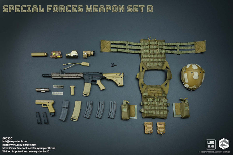 Load image into Gallery viewer, Special Forces Weapon Set - Version C - MINT IN BOX
