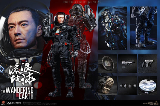 The Wandering Earth - Detailed Black Exo-Suit w/Helmet & Stand