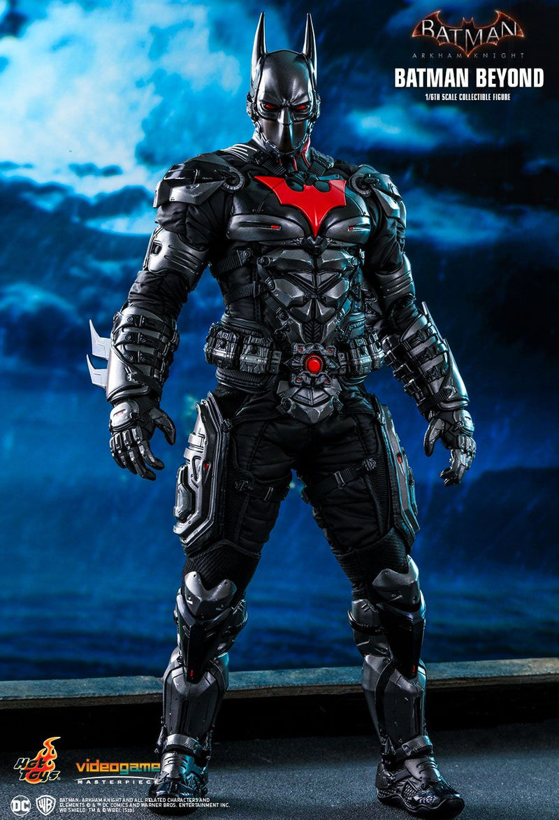 Load image into Gallery viewer, Arkham Knight - Batman Beyond - Head Sculpt w/Swappable Mouth Piece
