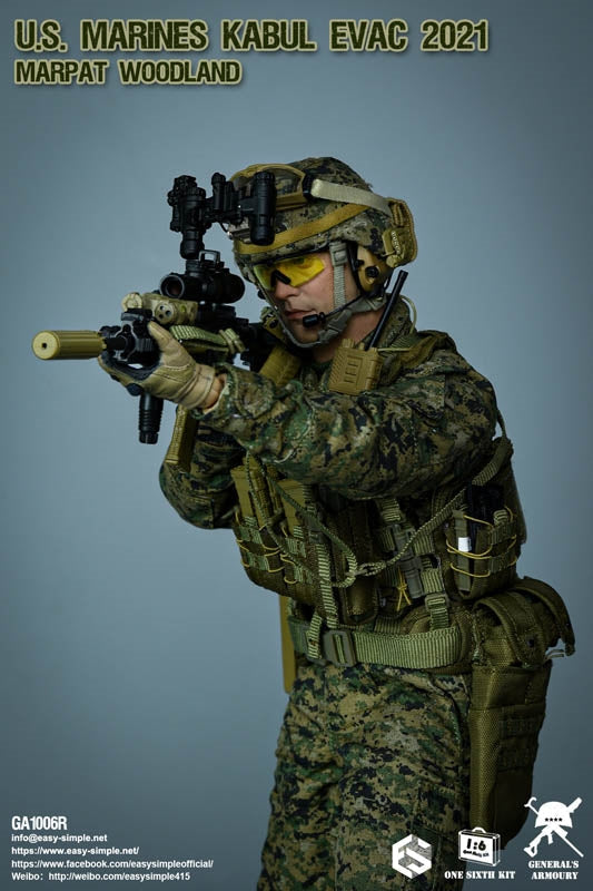 US Marines Kabul Evac 2021 - Male Head Sculpt