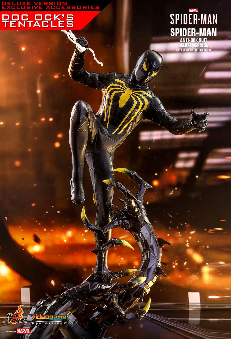 Load image into Gallery viewer, Marvel&#39;s SpiderMan - Anti-Ock Suit Deluxe - MINT IN BOX
