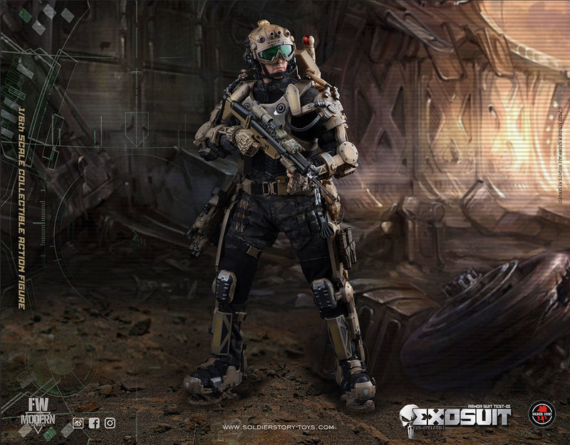 Load image into Gallery viewer, Exo Suit &quot;Test-1&quot; - Light Up Full Exo Robotic Suit
