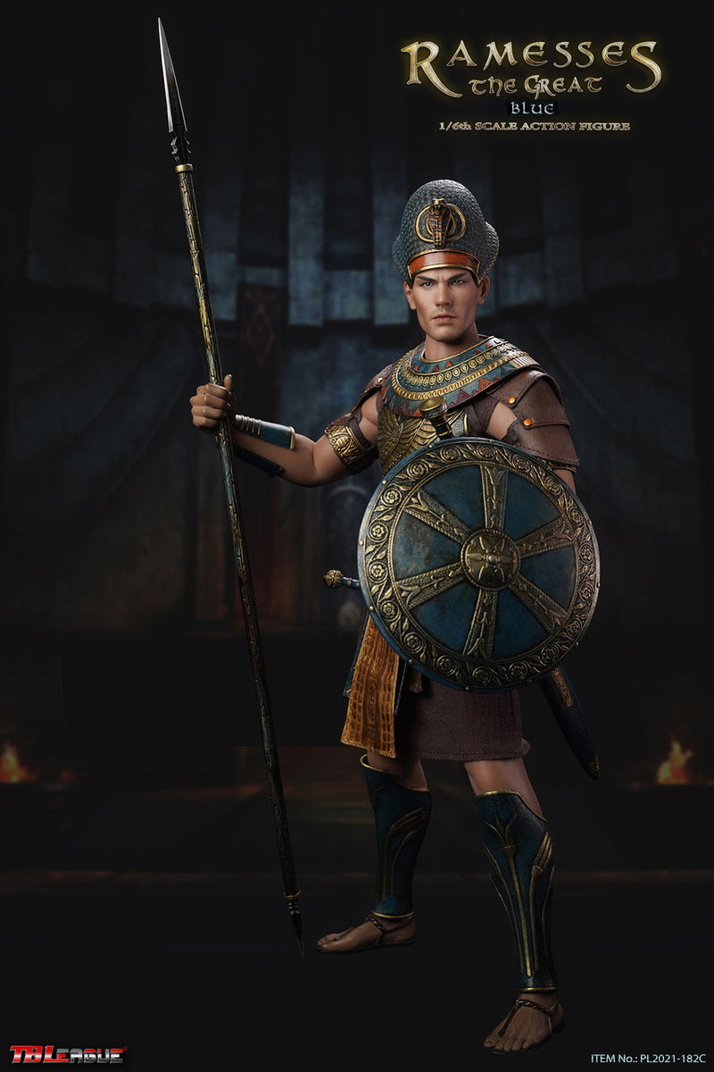 Load image into Gallery viewer, Ramesses The Great Brown Ver - Blue &amp; Gold Like Shield
