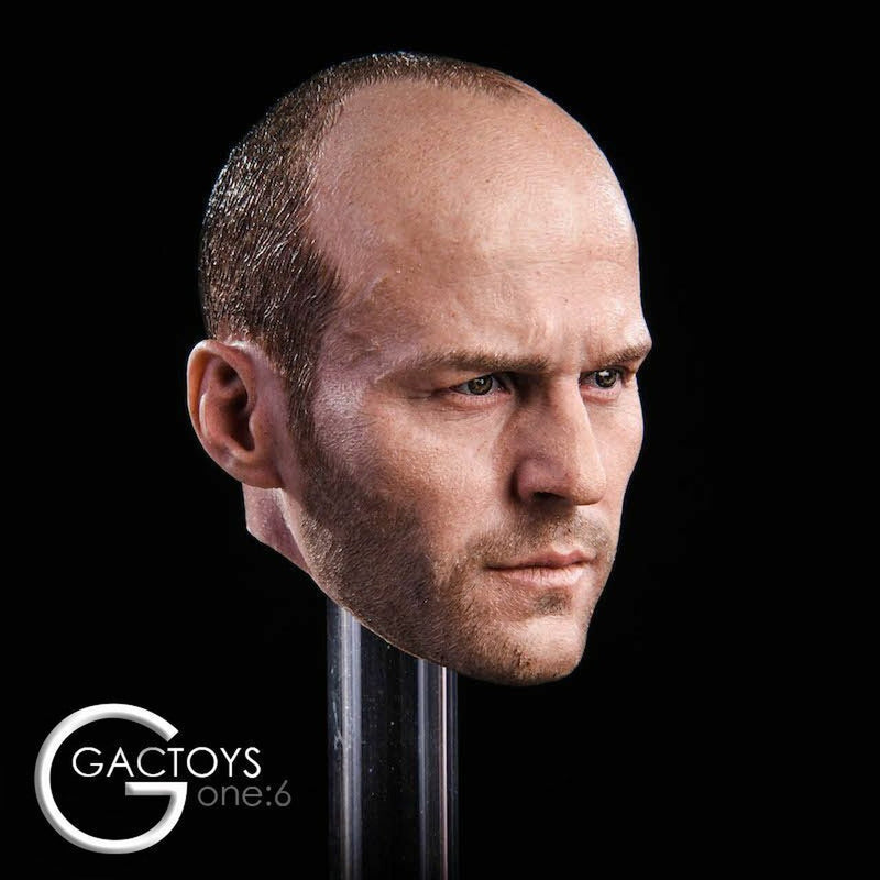 Load image into Gallery viewer, Male Jason Statham Head Sculpt - MINT IN BOX

