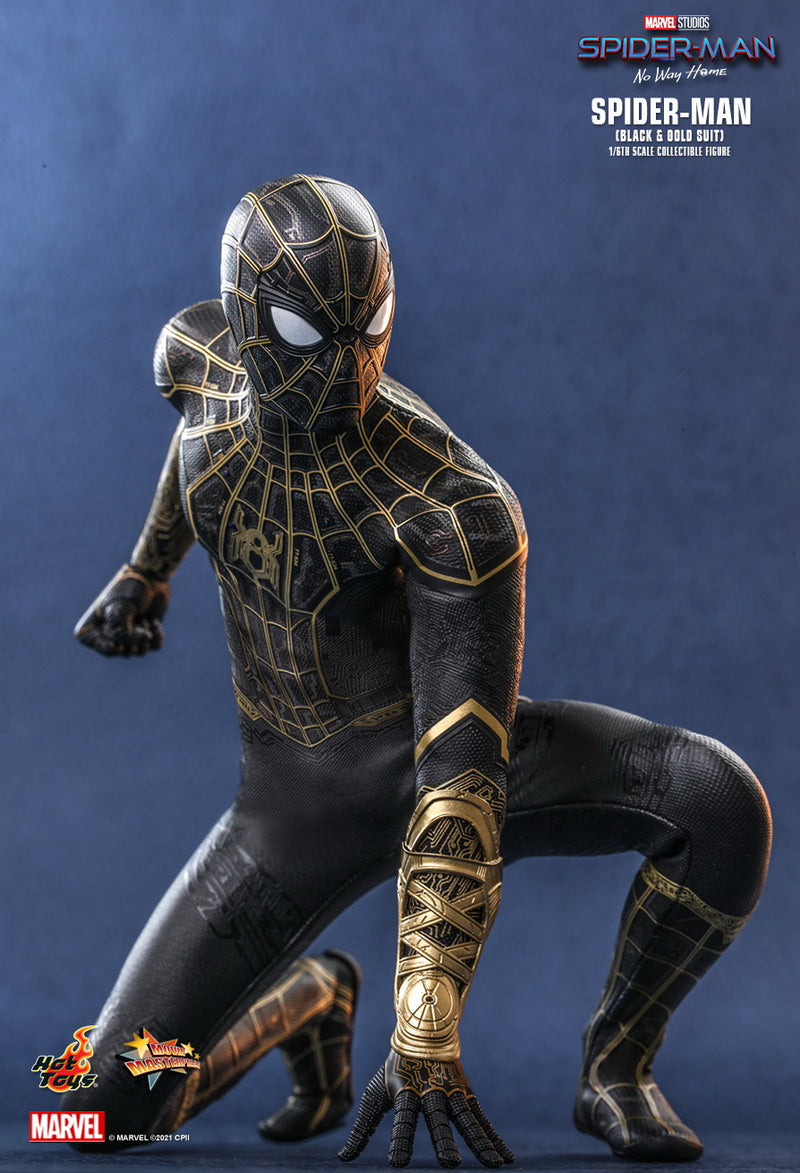 Load image into Gallery viewer, Spider-Man: No Way Home - Spider-Man Black &amp; Gold Suit - MINT IN BOX
