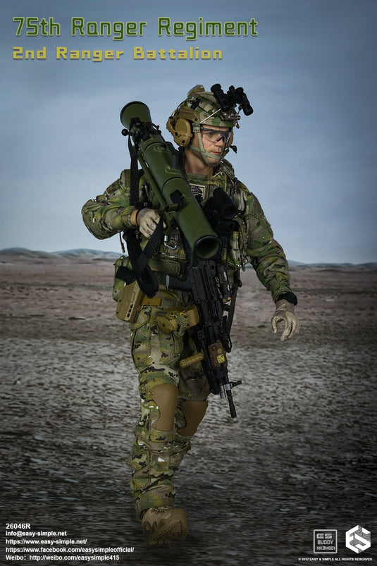 75th Ranger Regiment - Tan Male Right Trigger Gloved Hand Set