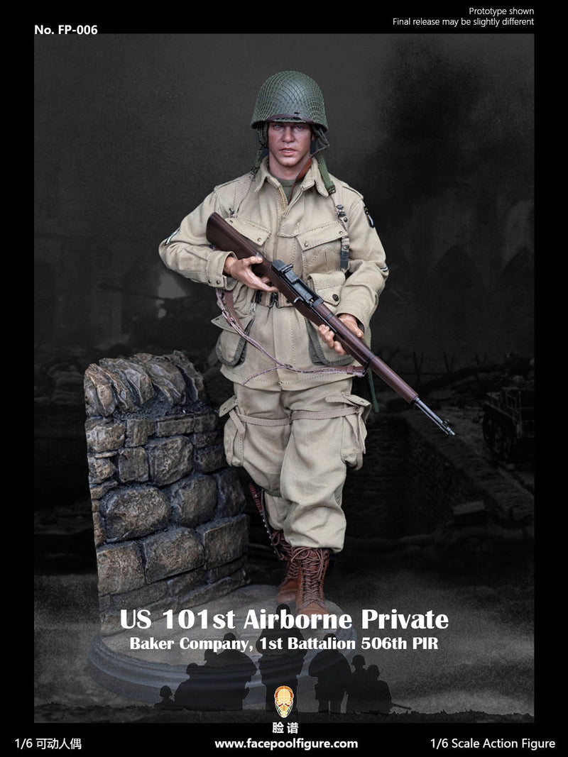 Load image into Gallery viewer, US 101st Airborne Private Baker - Male Head Sculpt
