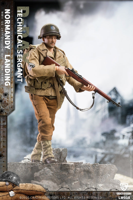1/12 - WWII U.S. Ranger D-Day Technical Sergeant - Combat Jacket
