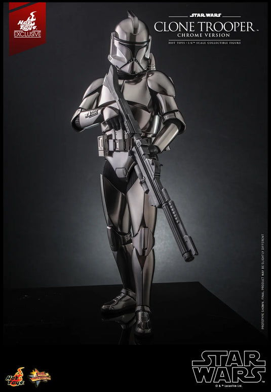 Bearbrick 400% 100% SITH TROOPER(TM) CHROME Ver. 100％