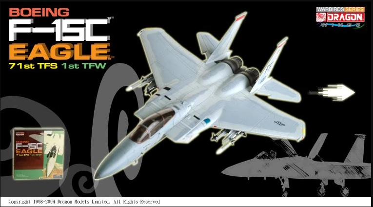 Load image into Gallery viewer, 1/72 scale - Diecast Boeing F-15C Eagle Airplane Model - MINT IN BOX
