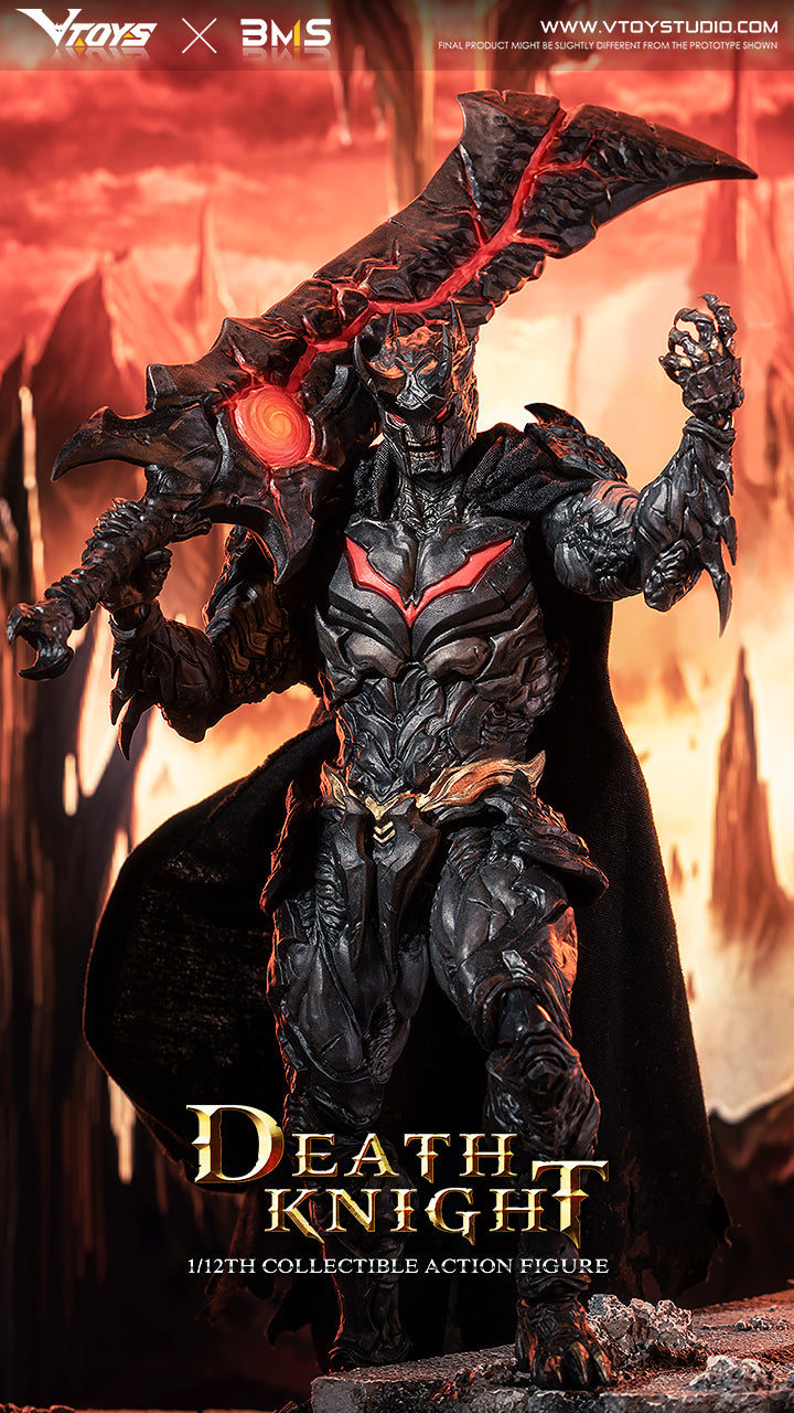 Load image into Gallery viewer, 1/12 - Death Knight - Weathered Black Cape
